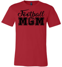 Load image into Gallery viewer, Football Mom T Shirt | Football Mom Gifts red