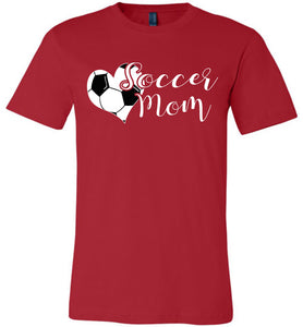 Soccer Mom Soccer Mom Shirts red