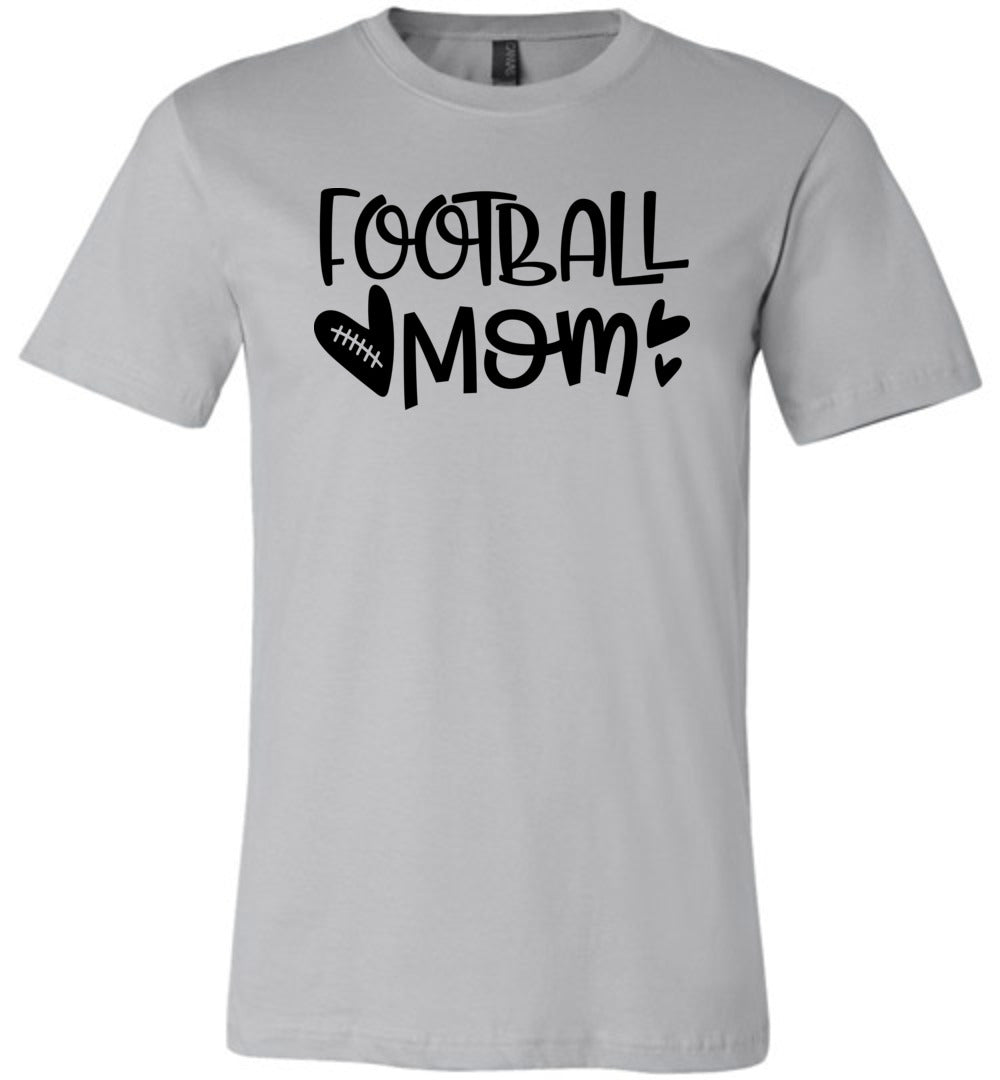 Football Mom Shirts | Football Mom Gifts silver