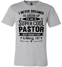 Load image into Gallery viewer, Super Cool Pastor Funny Pastor Shirts silver