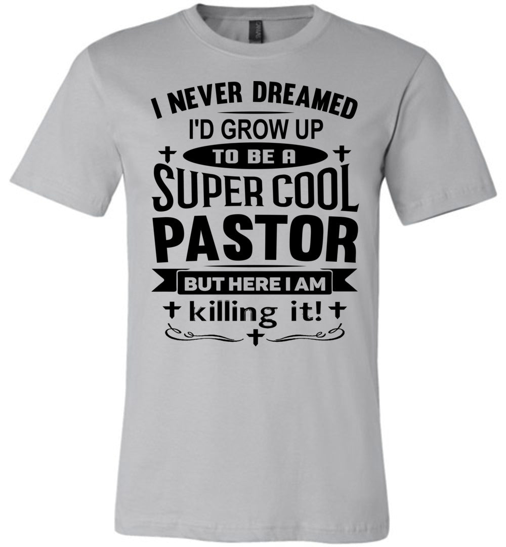 Super Cool Pastor Funny Pastor Shirts silver