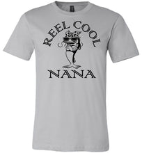 Load image into Gallery viewer, Reel Cool Nana Fishing T-Shirts silver