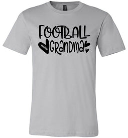 Football Grandma Shirts silver