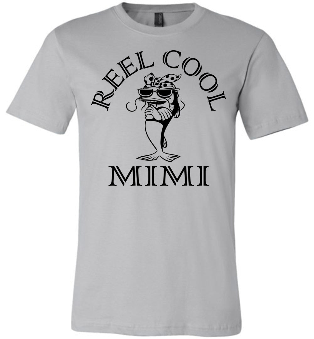 Reel Cool Mimi Fishing Mimi T Shirt silver