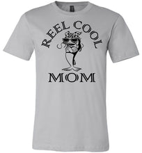 Load image into Gallery viewer, Reel Cool Mom Fishing Mom Tee Shirts silver