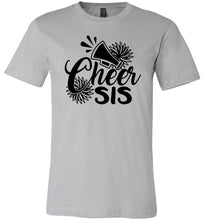 Load image into Gallery viewer, Cheer Sis Cheer Sister Shirt unisex silver