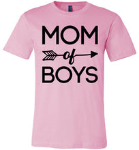Load image into Gallery viewer, Mom Of Boys T-Shirt | Mom Of Boys Gifts pink