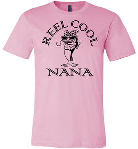 Reel Cool Nana Fishing T-Shirts pink