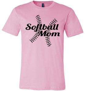 Softball Mom Shirts pink