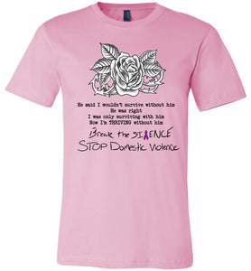 Domestic Violence T-Shirts pink