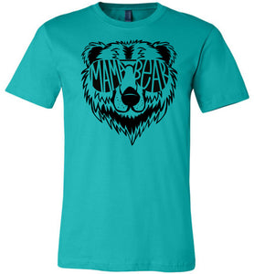 Mama Bear Shirt, Graphic mama bear shirts,  teal