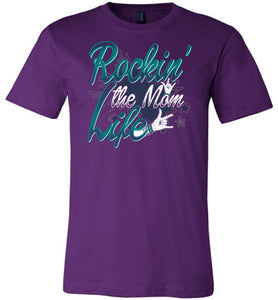 Rockin' The Mom Life Mom t-shirts purple