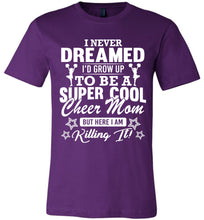 Load image into Gallery viewer, Super Cool Cheer Mom Shirts purple