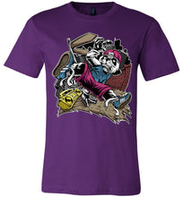 Load image into Gallery viewer, Break Dance Panda Hip Hop T Shirts purple