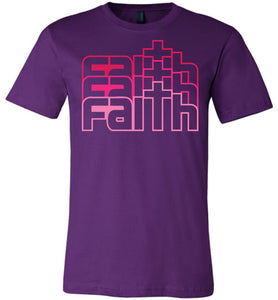 Faith T Shirts purple