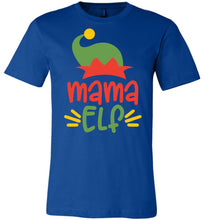Load image into Gallery viewer, Mama Elf Christmas Shirts royal
