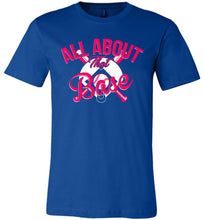 Load image into Gallery viewer, All About That Base Softball Shirts true royal