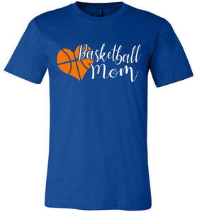 Basketball Mom T Shirts unisex royal