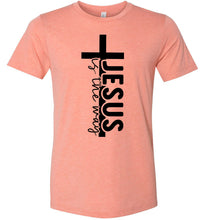 Load image into Gallery viewer, Jesus Is The Way Christian Quote Shirts sunset