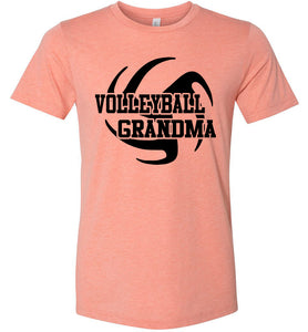 Volleyball Grandma T Shirts sunset