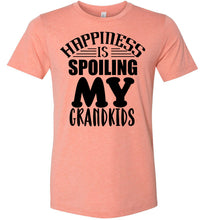 Load image into Gallery viewer, Happiness Is Spoiling My Grandkids Tshirt sunset