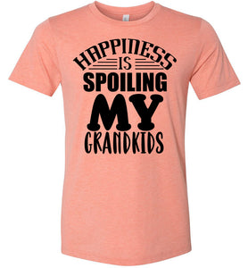 Happiness Is Spoiling My Grandkids Tshirt sunset