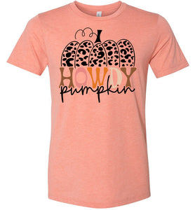 Howdy Pumpkin Funny Fall Shirts sunset