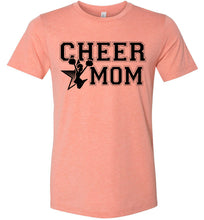 Load image into Gallery viewer, Cheer Mom T Shirts heather sunset