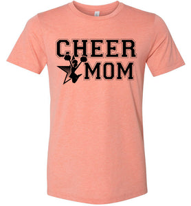 Cheer Mom T Shirts heather sunset