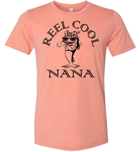 Reel Cool Nana Fishing T-Shirts sunset