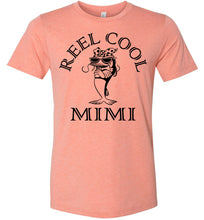 Load image into Gallery viewer, Reel Cool Mimi Fishing Mimi T Shirt sunset