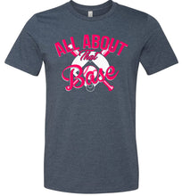 Load image into Gallery viewer, All About That Base Softball Shirts heather navy