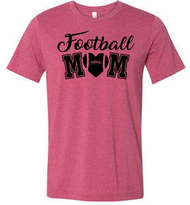Football Mom Shirts | Football Mom Gifts raspberry