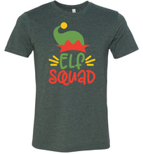 Load image into Gallery viewer, Elf Squad Christmas Shirts heather forest