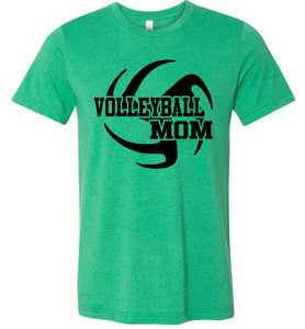 Volleyball Mom T Shirts green