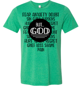 But God Christian Quotes Shirts heather kelly