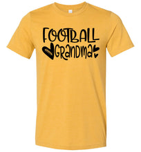 Load image into Gallery viewer, Football Grandma Shirts heather mustard