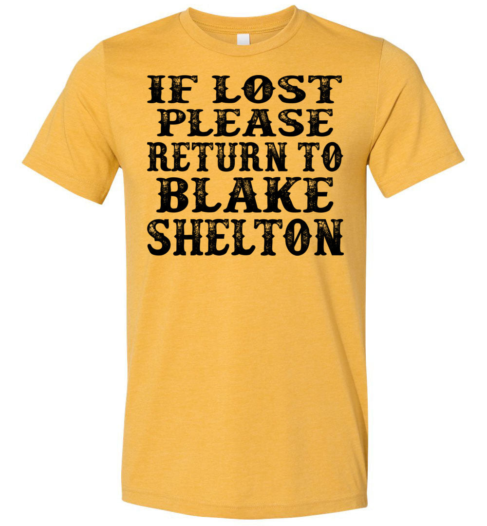 Blake Shelton Gold Blake T-Shirt Blake Shelton Gold Blake T-Shirt