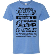 Load image into Gallery viewer, Just Call Grandma T Shirts | Funny Grandma Shirts | Funny Grandma Gifts blue