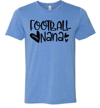 Load image into Gallery viewer, Football Nana Shirt heather Columbia blue