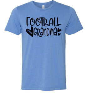 Football Grandma Shirts Columbia blue