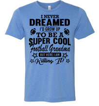 Load image into Gallery viewer, Super Cool Football Grandma Shirts blue