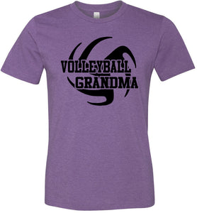 Volleyball Grandma T Shirts purple