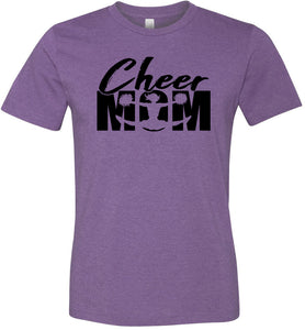 Cheer Mom Shirts heather purple