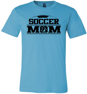 Soccer Mom T Shirt turquise