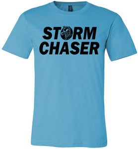 Storm Chaser Funny Shirts For Parents, Funny shirts for moms, Funny shirts for dads  turquise 