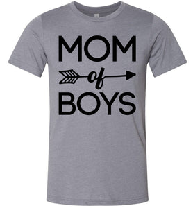 Mom Of Boys T-Shirt | Mom Of Boys Gifts Heather Storm