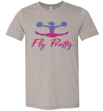 Load image into Gallery viewer, Fly Pretty Cheer Flyer Shirts heather stone