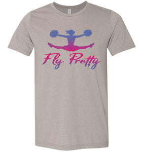 Fly Pretty Cheer Flyer Shirts heather stone