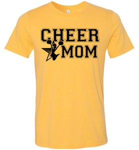 Cheer Mom T Shirts yellow